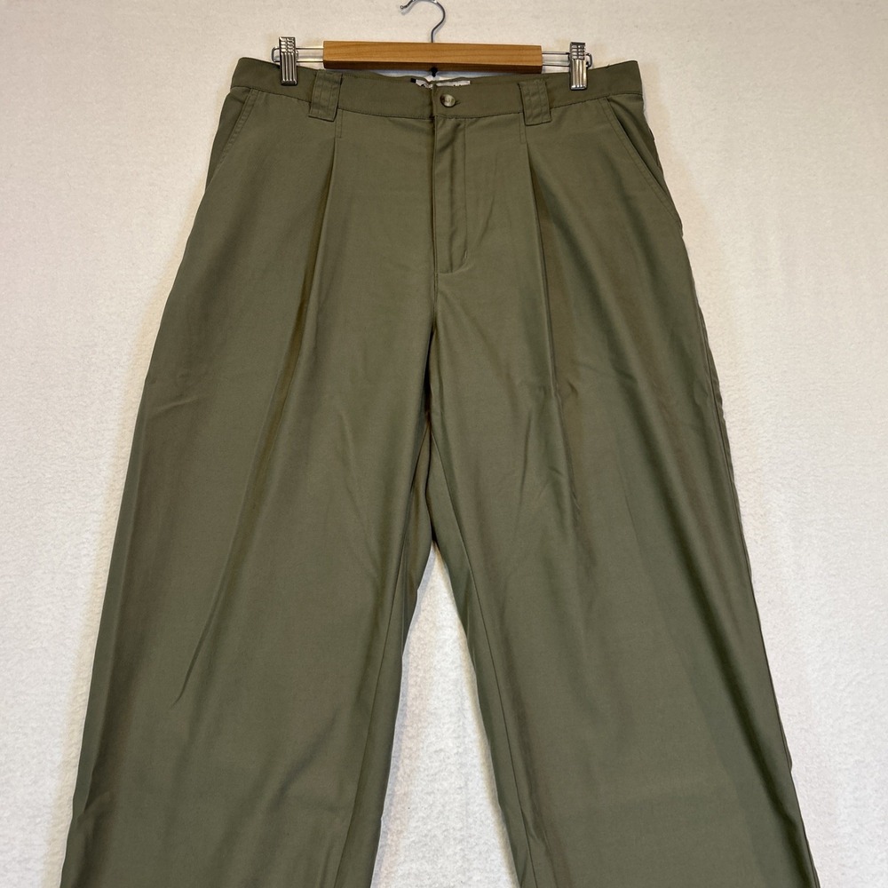 Columbia GRT Pants Mens 34x30 Beige Pleated Outdoor Hiking Fishing Gorpcore - Picture 2 of 11